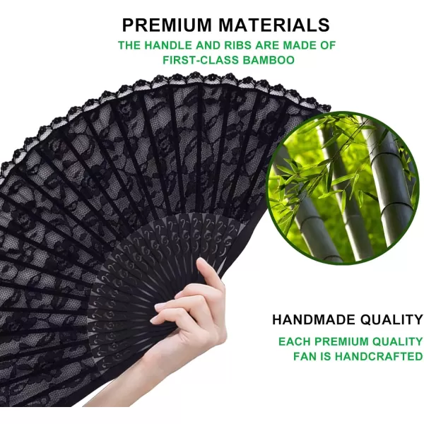 Amajiji ChineseJapanese Vintage Retro Style Bamboo Wood Silk Folding Hand Fan for women HBSY 23cm 001002