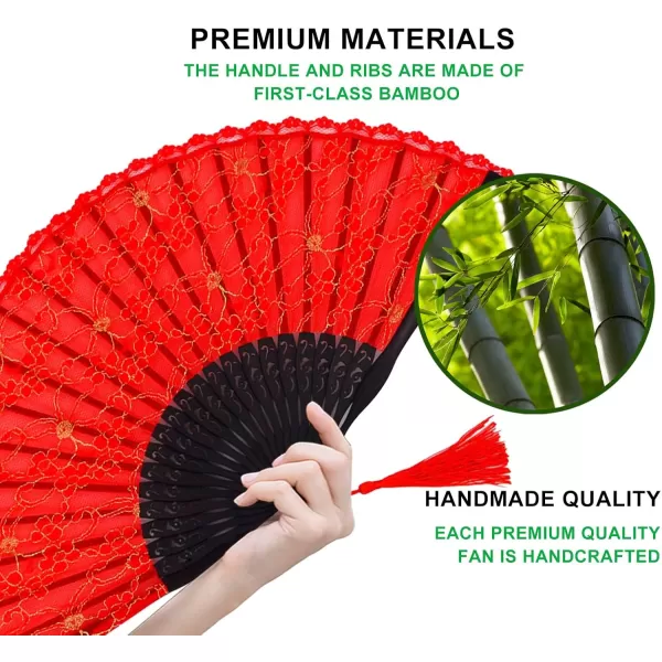 Amajiji ChineseJapanese Vintage Retro Style Bamboo Wood Silk Folding Hand Fan for women HBSY 23cm 001003
