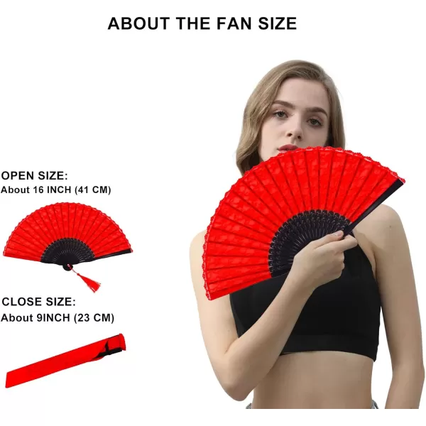 Amajiji ChineseJapanese Vintage Retro Style Bamboo Wood Silk Folding Hand Fan for women HBSY 23cm 001005