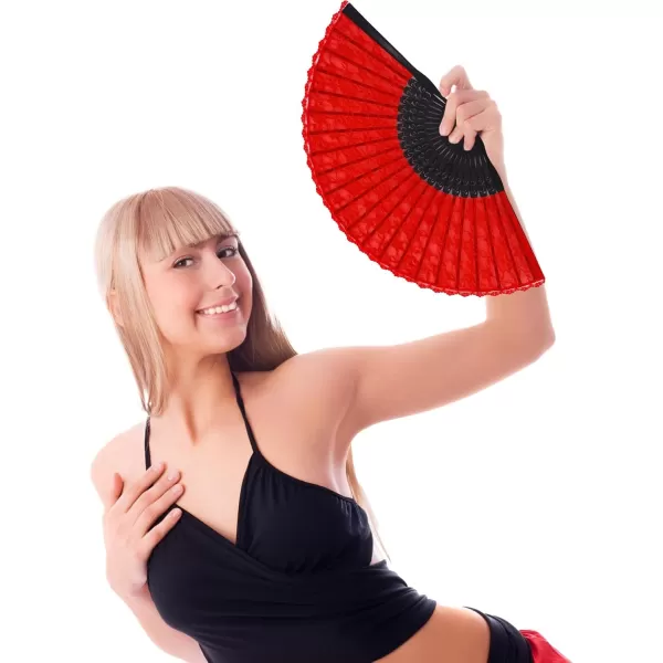 Amajiji ChineseJapanese Vintage Retro Style Bamboo Wood Silk Folding Hand Fan for women HBSY 23cm 001005