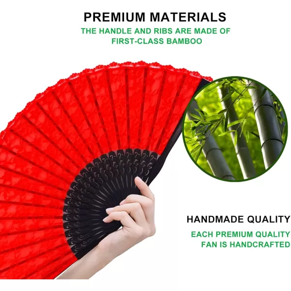 Amajiji ChineseJapanese Vintage Retro Style Bamboo Wood Silk Folding Hand Fan for women HBSY 23cm 001005