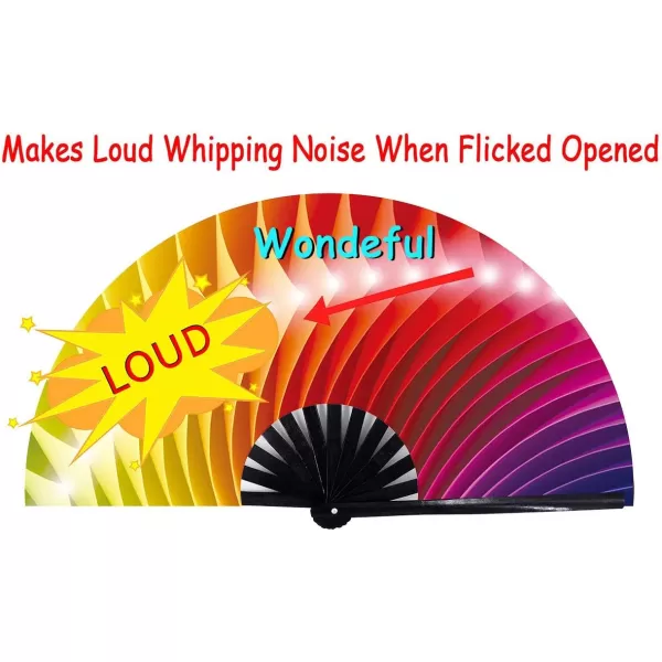 Amajiji Large Folding Fan ChineaseJapanese Bamboo and NylonCloth Folding Hand Fan Hand Folding Fans for WomenMen Hand Fan Festival Fan Gift Fan Folding Fan Dance Fan Black atChiba ight