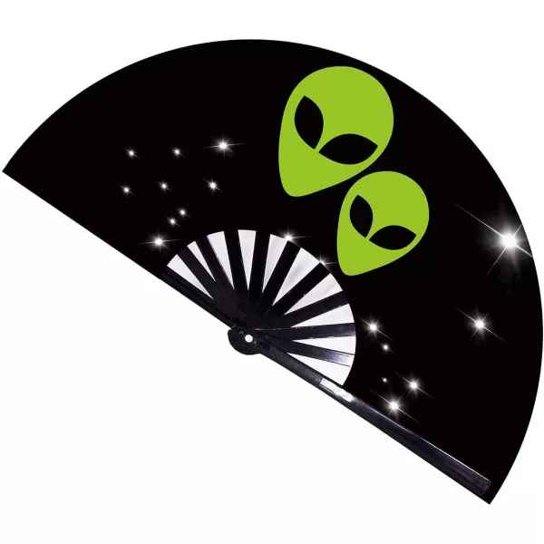 Amajiji Large Folding Fan ChineaseJapanese Folding NylonCloth Hand Fan Women Hand Folding Fans Hand Fan Gift fan Craft fan Folding Fan Dance Fan Alien