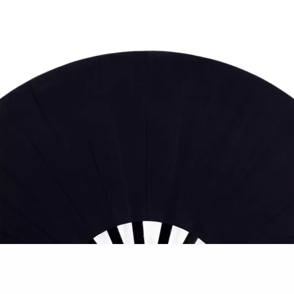 Amajiji Large Folding Fan ChineaseJapanese Folding NylonCloth Hand Fan Women Hand Folding Fans Hand Fan Gift fan Craft fan Folding Fan Dance Fan Black Plastic