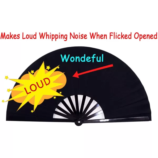 Amajiji Large Folding Fan ChineaseJapanese Folding NylonCloth Hand Fan Women Hand Folding Fans Hand Fan Gift fan Craft fan Folding Fan Dance Fan Black Plastic