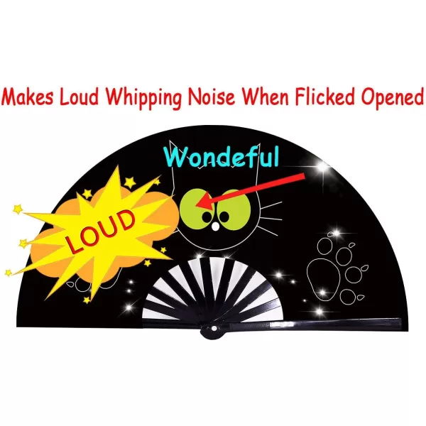 Amajiji Large Folding Fan ChineaseJapanese Folding NylonCloth Hand Fan Women Hand Folding Fans Hand Fan Gift fan Craft fan Folding Fan Dance Fan Surprised