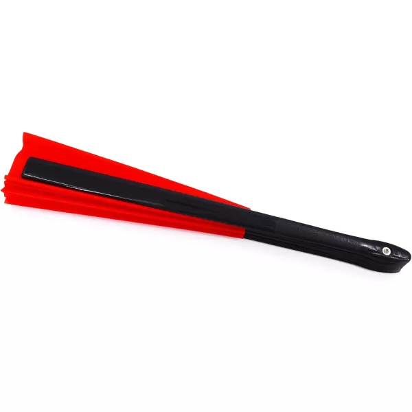 Amajiji Large Folding Fan ChineaseJapanese Folding NylonCloth Hand Fan Women Hand Folding Fans Hand Fan Gift fan Craft fan Folding Fan Dance FanRed