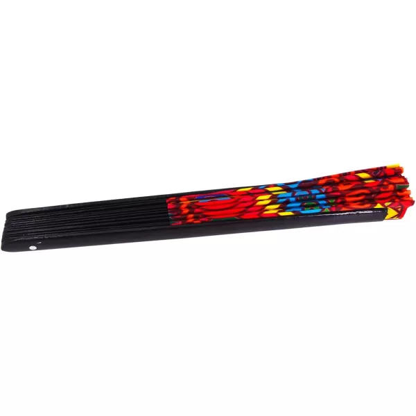 Amajiji Large Folding Fan Rave Festival Accessories for MenWomen ChineaseJapanese Bamboo Hand Fan Performance Decoration Gift Dance Handheld Fan PeacockFantasy Flowers
