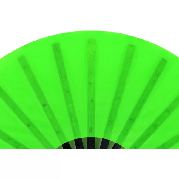 Amajiji Large Folding Fans Rave Festival Accessories for MenWomen Chinese Japanese Hand Fan Gift Fan Drag Queen Fan Performance Fan Dance Fan BlackGreen