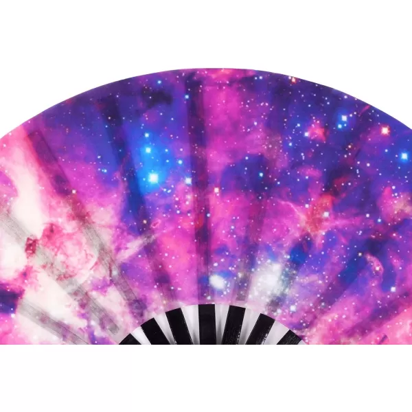 Amajiji Large Folding Fans Rave Festival Accessories for WomenMen ChineaseJapanese Bamboo and NylonCloth Perform Fan Hand Fan Gift Fan Craft Fan Dance Fan AM2Am6