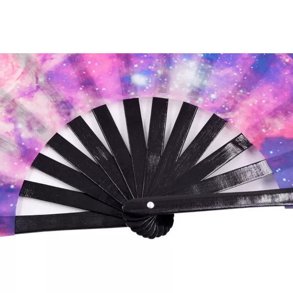 Amajiji Large Folding Fans Rave Festival Accessories for WomenMen ChineaseJapanese Bamboo and NylonCloth Perform Fan Hand Fan Gift Fan Craft Fan Dance Fan AM2Am6