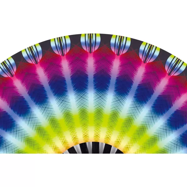 Amajiji Large Folding Hand Rave Fan for WomenMen ChineaseJapanese Bamboo and NylonCloth Folding Hand Fan Hand Fan Festival Fan Gift Fan Craft Fan Folding Fan Dance Fan Disco Bassperture