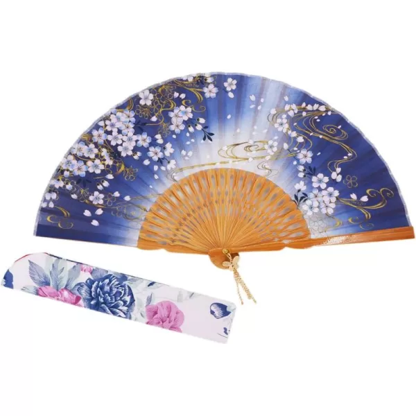 Amajiji 827quot Handcrafted Japanesestyle folding fan NQE 003
