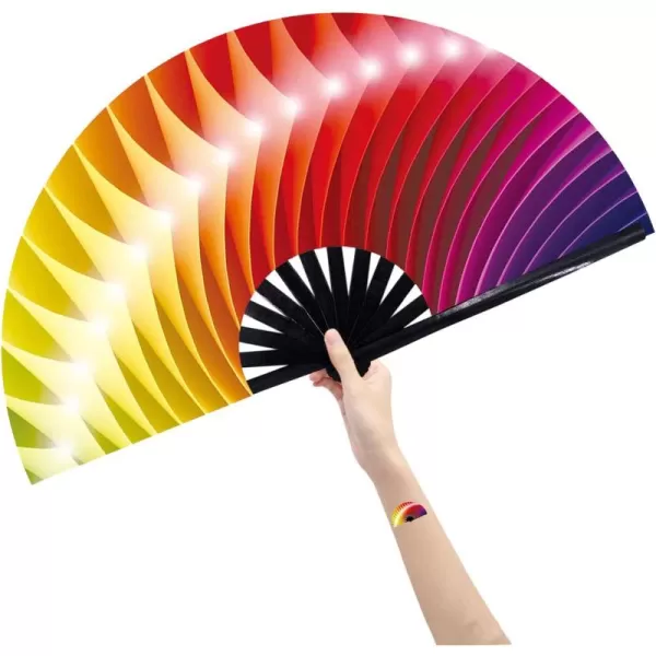 Amajiji Large Folding Fan ChineaseJapanese Bamboo and NylonCloth Folding Hand Fan Hand Folding Fans for WomenMen Hand Fan Festival Fan Gift Fan Folding Fan Dance Fan Black atChiba ight