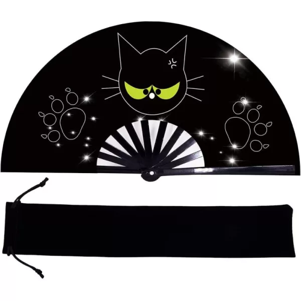 Amajiji Large Folding Fan ChineaseJapanese Folding NylonCloth Hand Fan Women Hand Folding Fans Hand Fan Gift fan Craft fan Folding Fan Dance Fan Anger