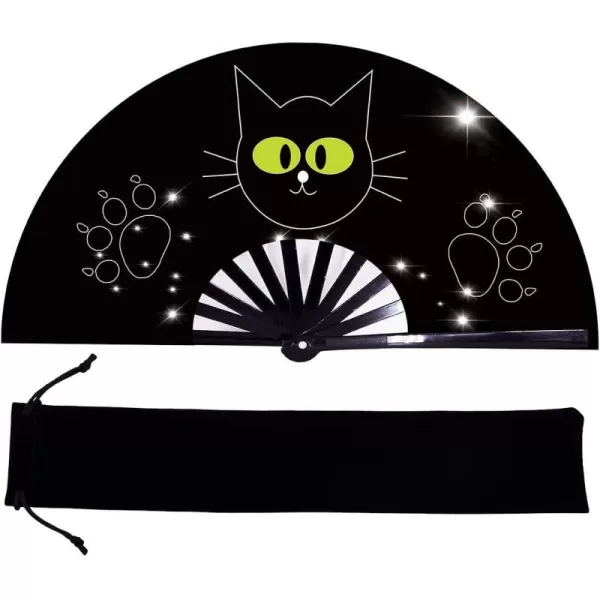 Amajiji Large Folding Fan ChineaseJapanese Folding NylonCloth Hand Fan Women Hand Folding Fans Hand Fan Gift fan Craft fan Folding Fan Dance Fan Happy