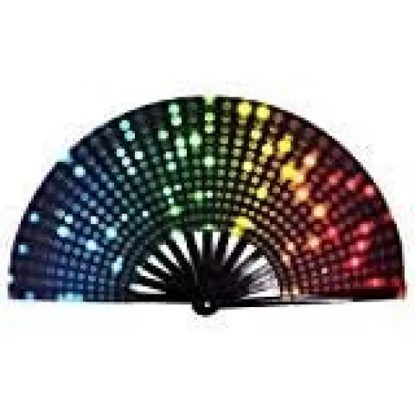 Amajiji Large Folding Hand Rave Fan for WomenMen ChineaseJapanese Bamboo and NylonCloth Folding Hand Fan Hand Fan Festival Fan Gift Fan Craft Fan Folding Fan Dance Fan
