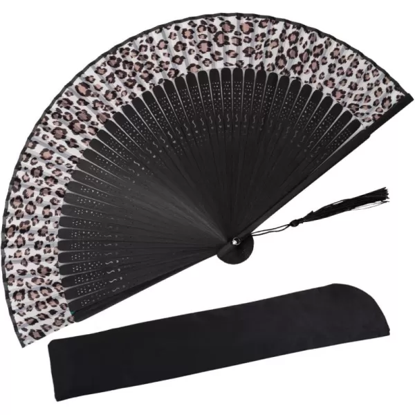 Amajiji Small Folding Hand Fan for Women Chinese Japanese Vintage Style Bamboo Silk Fans for Party Wedding Dancing Decoration Gift Performance AM13Am06