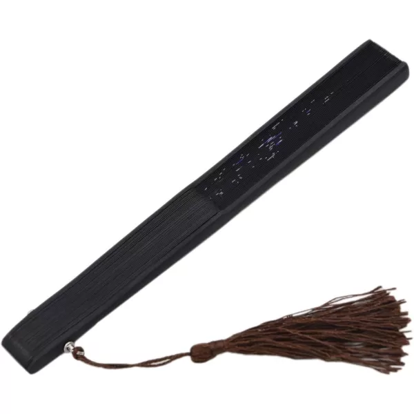 Amajiji Chinese Japanese Folding Hand Fan for womenVintage Retro Style 827quot 21CM Bamboo Wood Silk Hand Fans CL04Cl08