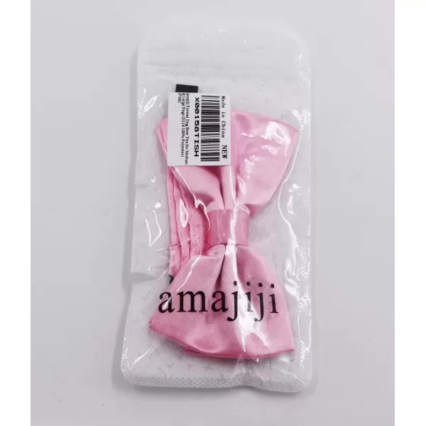 Amajiji Formal Dog Bow Ties for Medium ampamp Large Dogs D114 100 Polyester Dark RedPink