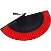 imageAmajiji 827quot21cm Hand Held Bamboo Silk Folding Fan Hand FanChineseJapanese Charming Elegant Vintage Retro StyleWomen Ladys Girls Best Gifts Black ButterflyRed