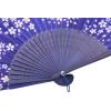 imageAmajiji 827quot21cm Hand Held Bamboo Silk Folding Fan Hand FanChineseJapanese Charming Elegant Vintage Retro StyleWomen Ladys Girls Best Gifts Black ButterflyBlue