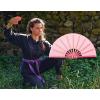 imageAmajiji Rave Fans Large Folding Hand Fan Line Dance Popping Fan Big Clap Fans Festival Fans Foldable for Line Dancing EDM Music Festival Party BlackPink