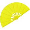 imageAmajiji Rave Fans Large Folding Hand Fan Line Dance Popping Fan Big Clap Fans Festival Fans Foldable for Line Dancing EDM Music Festival Party BlackYellow