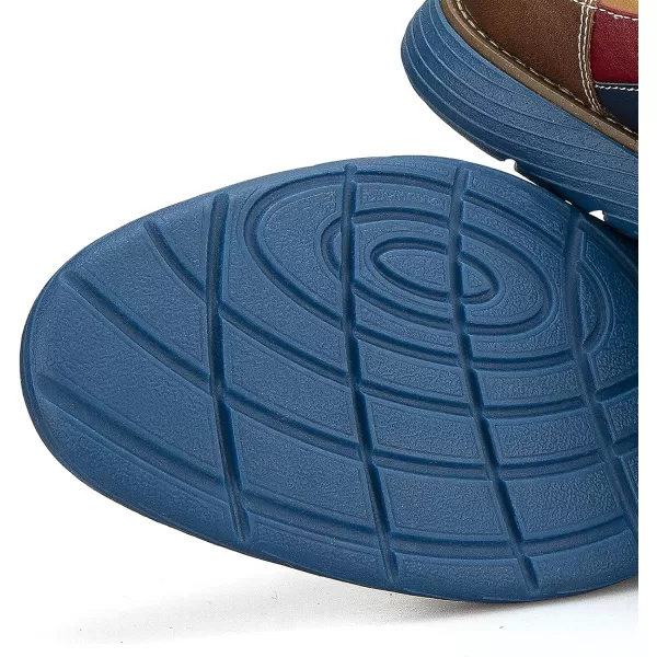 Meijiana Men Backless Loafers Fashion Open Back Loafers Backless Casual Slippers for MenBrown11