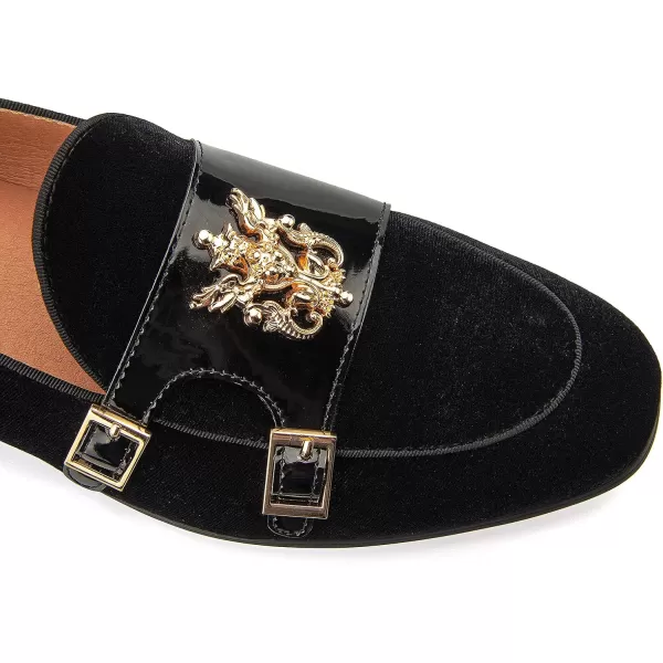 Meijiana Mens Loafers Classic Loafers Wedding Dress Shoes for Men Fashion Party LoafersBlack06
