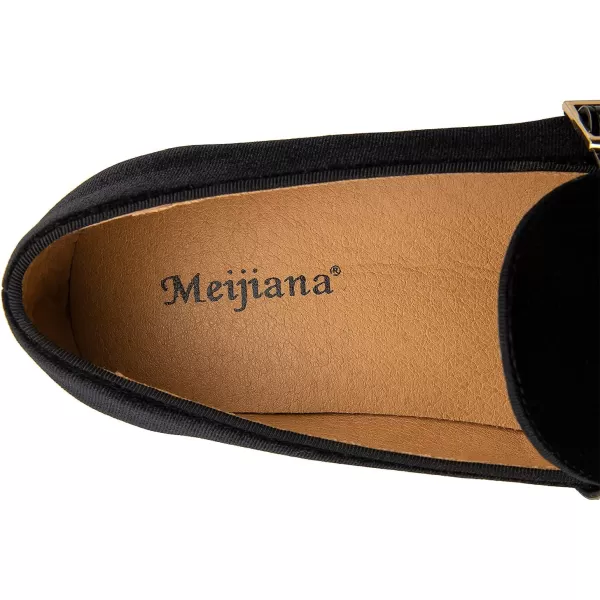 Meijiana Mens Loafers Classic Loafers Wedding Dress Shoes for Men Fashion Party LoafersBlack06