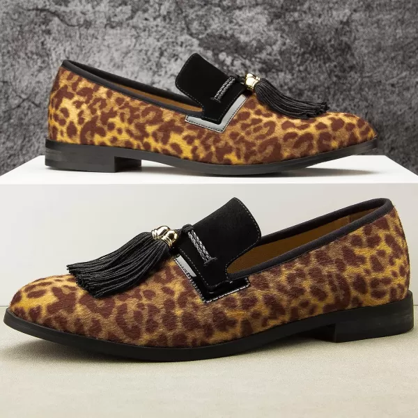 Meijiana Mens Loafers Classic Velvet Men Fashion Loafers Wedding Party Shoes for MenBlack11