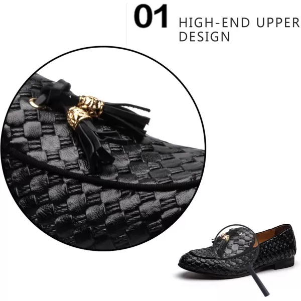 Meijiana Mens Loafers Classic Velvet Men Fashion Loafers Wedding Party Shoes for MenBlack13
