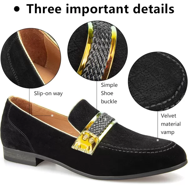 Meijiana Mens Loafers Lightweight SlipOn Moccasins Stylish Dress Shoes Breathable Tassels LoafersBlack01