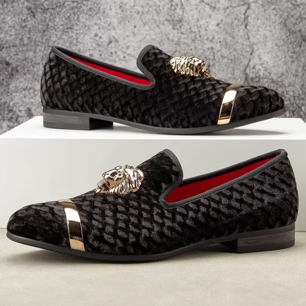 Meijiana Mens Loafers Lightweight SlipOn Moccasins Stylish Dress Shoes Breathable Tassels LoafersBlack07