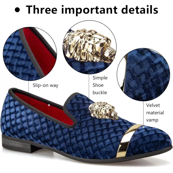 Meijiana Mens Loafers Lightweight SlipOn Moccasins Stylish Dress Shoes Breathable Tassels LoafersBlue08