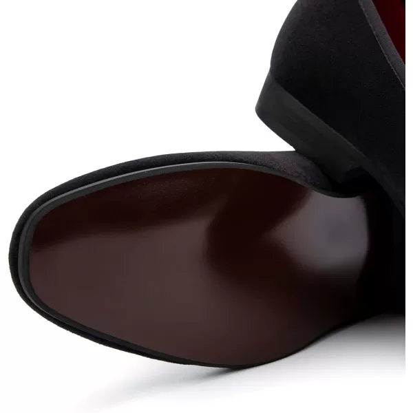 Meijiana Mens Loafers Wedding Dress Shoes SlipOn Loafers for Men Tuxedo Suit ShoesBlack04