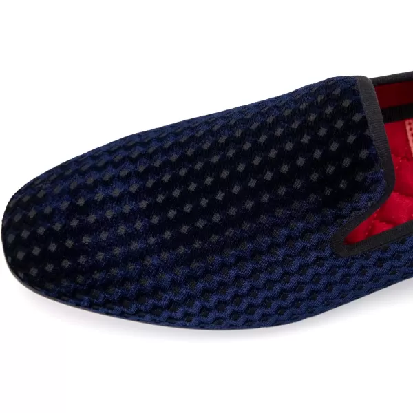 Meijiana Mens Loafers Wedding Dress Shoes SlipOn Loafers for Men Tuxedo Suit ShoesBlue03