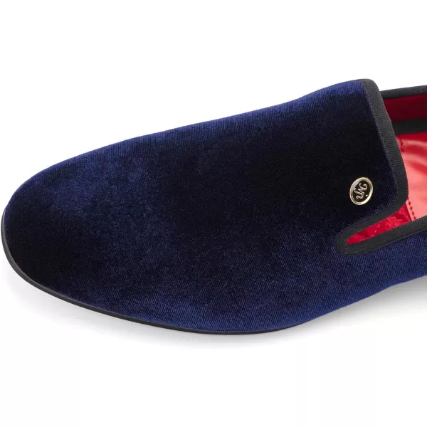 Meijiana Mens Loafers Wedding Dress Shoes SlipOn Loafers for Men Tuxedo Suit ShoesBlue08