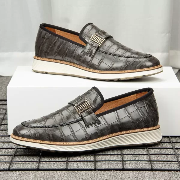 Meijiana Mens Oxford Shoes Casual Shoes for Men Casual Dress Shoes for MenGrey11