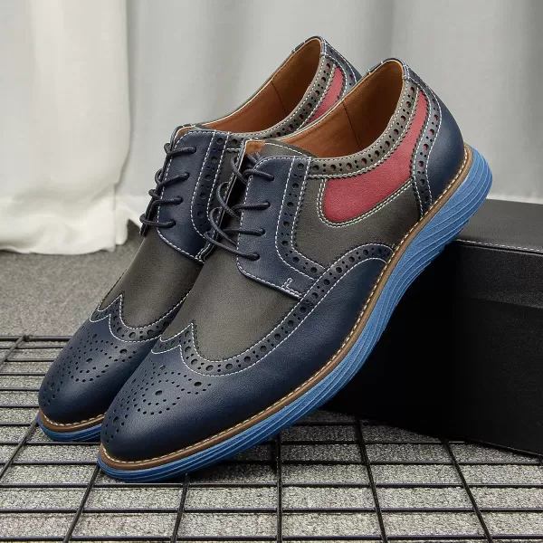 Meijiana Mens Oxford Shoes Casual Shoes for Men Casual Dress Shoes for MenMulticoloured04