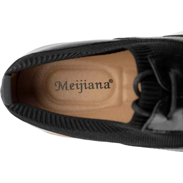 Meijiana Mens Oxford Shoes Men Fashion Light Shoes Casual Business ShoesBlack02