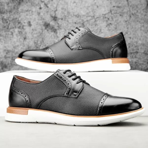 Meijiana Mens Oxford Shoes Men Fashion Light Shoes Casual Business ShoesBlack04