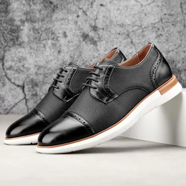 Meijiana Mens Oxford Shoes Men Fashion Light Shoes Casual Business ShoesBlack04