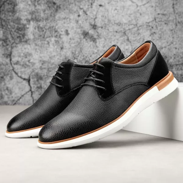 Meijiana Mens Oxford Shoes Men Fashion Light Shoes Casual Business ShoesBlack08