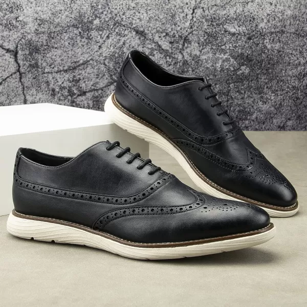 Meijiana Mens Oxford Shoes Men Fashion Light Shoes Casual Business ShoesBlack15