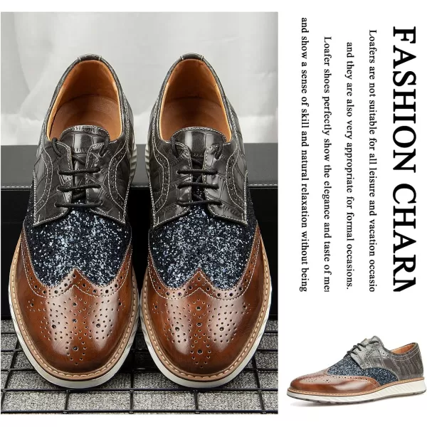 Meijiana Mens Oxford Shoes Men Fashion Light Shoes Casual Business ShoesBrown09