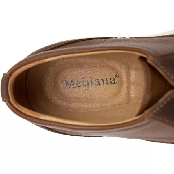 Meijiana Mens Oxford Shoes Men Fashion Light Shoes Casual Business ShoesBrown10