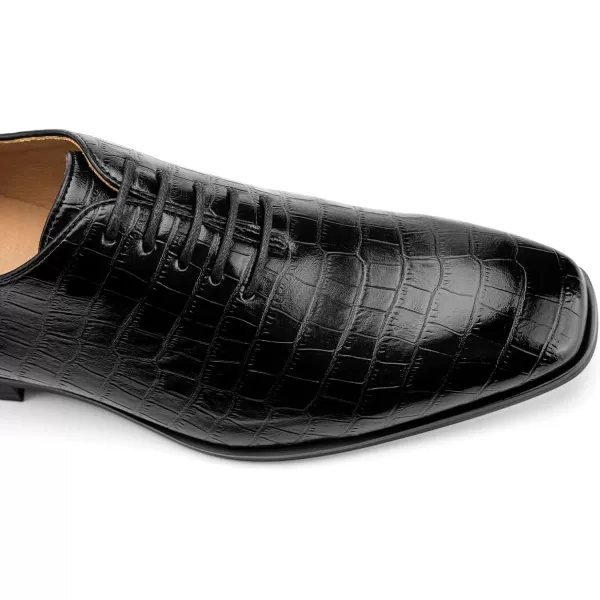 Meijiana Mens Oxfords Formal Shoes Men Business Casual Shoes Laceup Fashion Dress Shoes for MenBlack08