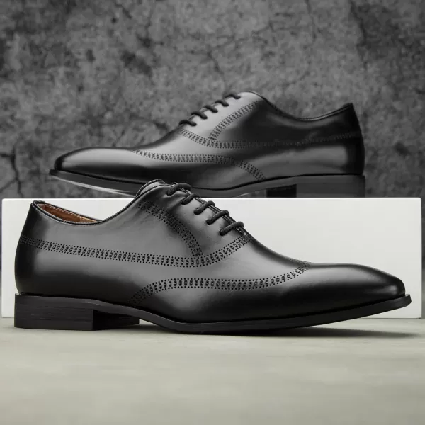 Meijiana Mens Oxfords Luxury Oxford Shoes for Men Business Casual Shoes Mens Laceup Fashion ShoesBlack01